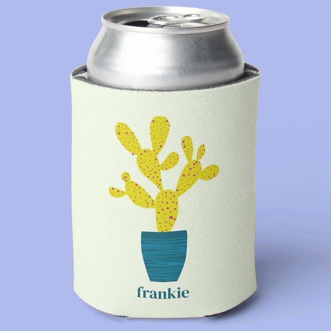 Cactus Personalized Can Cooler (Creator Uploaded)