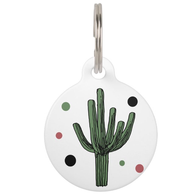 Cactus Pet ID Tag (Front)