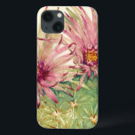Cactus Pink Blossoms iPhone 13 Case<br><div class="desc">Cactus Pink Blossoms  Artist: Tim OToole</div>