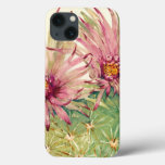 Cactus Pink Blossoms Iphone 13 Case at Zazzle