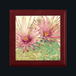 Cactus Pink Blossoms Gift Box<br><div class="desc">Cactus Pink Blossoms  Artist: Tim OToole</div>