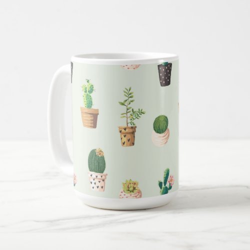 Cactus Plant Pots Flower Mug