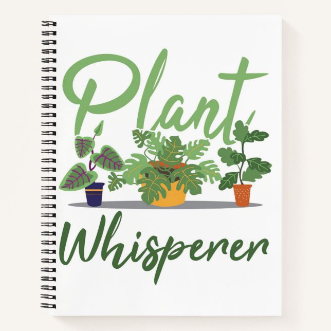 Cactus Plant Whisperer Notebook (Front)