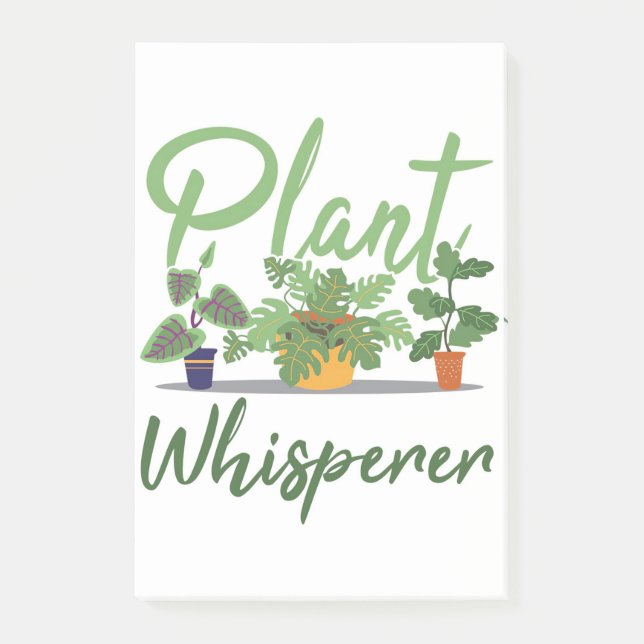 Cactus Plant Whisperer Post-it Notes (Front)