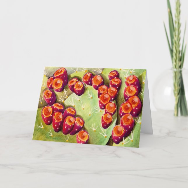 Cactus pods card (Front)