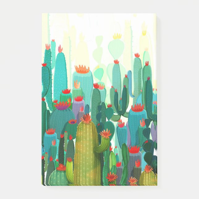 Cactus Print | A Lot Of Cactus Post-it Notes (Front)