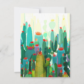 Cactus Print | A Lot Of Cactus Thank You Card