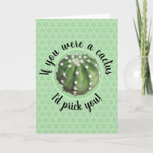 Cactus Pun Succulent Card