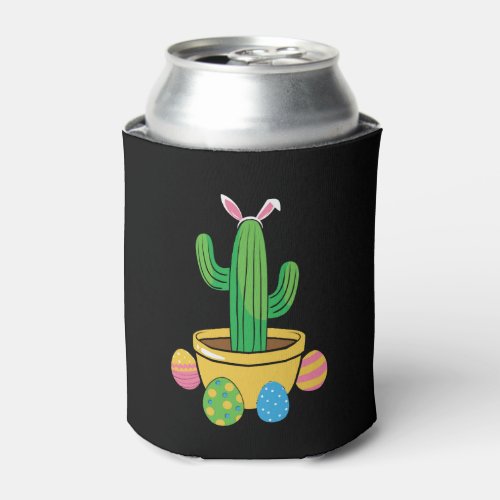 Cactus Rabbit Ears Eggs Easter Bunny Can Cooler