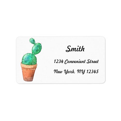 Cactus Return Address Label