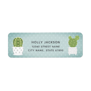 Cactus Return Address Labels