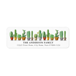 Cactus Return Address Labels