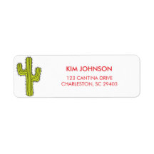 Cactus Return Address Labels