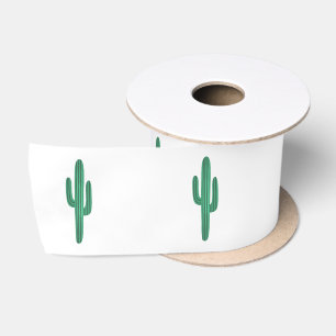 cactus satin ribbon