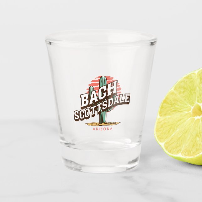 cactus scottsdale bachelorette party               shot glass (Front)