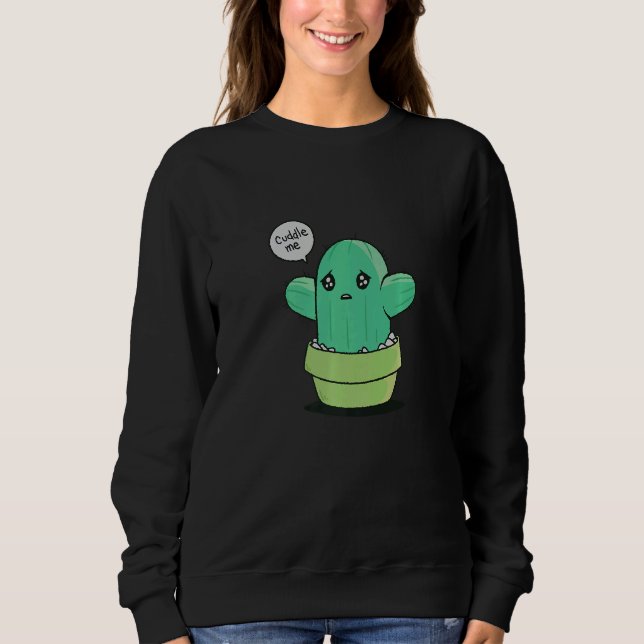 Cactus Serape Cute Cactus plants  Mexican Fiesta Sweatshirt (Front)