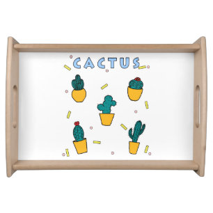 Cactus Serving Tray
