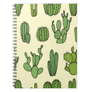 Cactus Sketch: Vintage Floral Elegance. Notebook