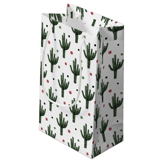Cactus Small Gift Bag (Back Angled)