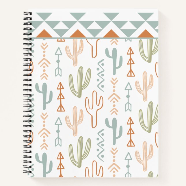 Cactus Spiral Notebook (Front)