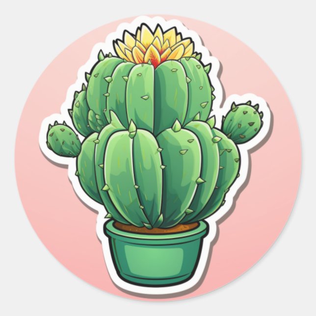 Cactus Sticker (Front)