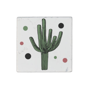 Cactus Stone Magnet
