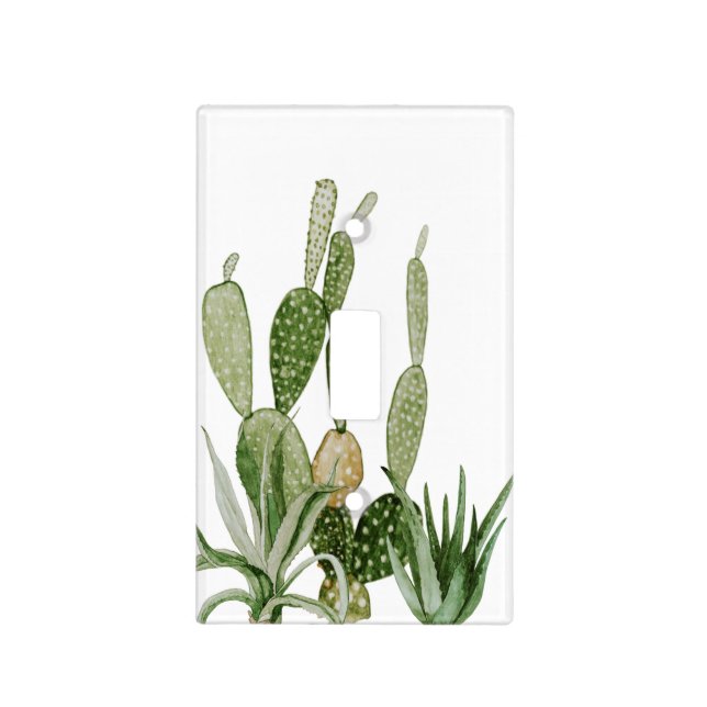 Cactus Succulent Desert Southwest  Light Switch Cover (Front)