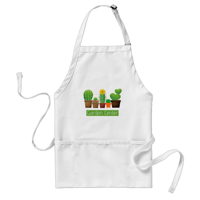 Cactus Succulent Plants Personalized Apron (Front)