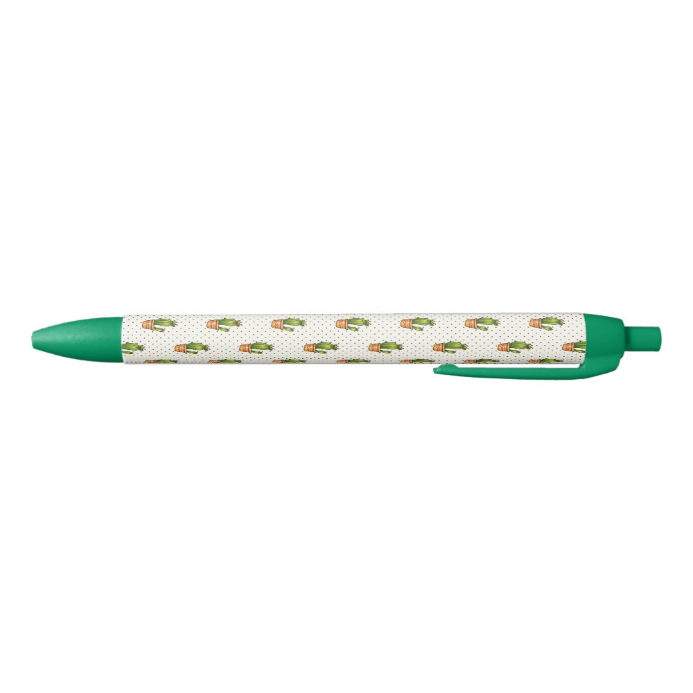 Disover Cactus & Succulent Polk Dot Pattern Pen