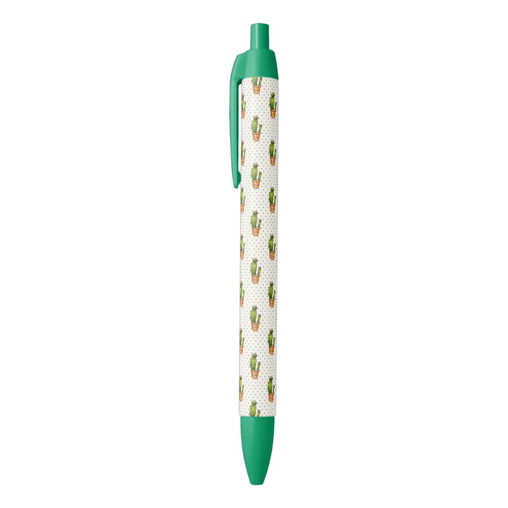 Disover Cactus & Succulent Polk Dot Pattern Pen