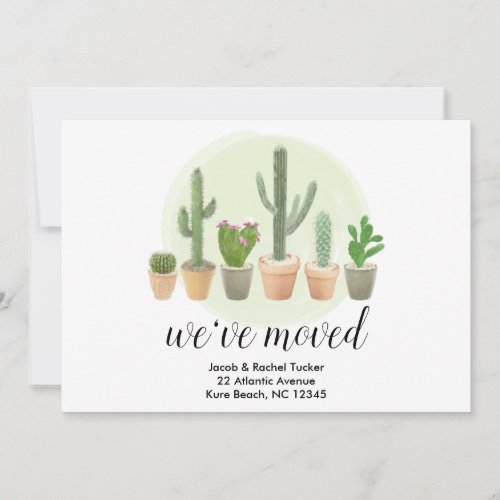 Cactus Succulents Weve Moved Moving Announcement