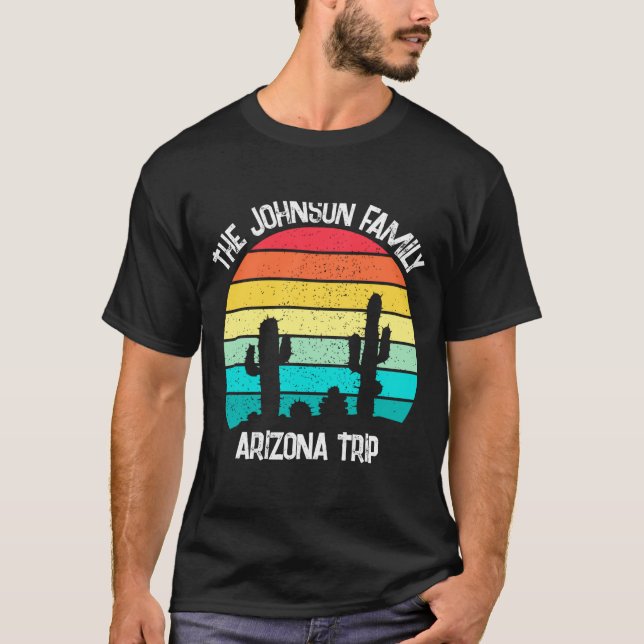 Cactus Sunset Arizona Desert Trip Womens _1  T-Shirt (Front)