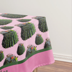 Cactus Tablecloth - Optional Personalization