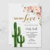 Cactus Taco bout Love Bridal Shower Invitation (Front)