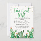 Cactus Taco ''bout Love Couples Shower Invitation