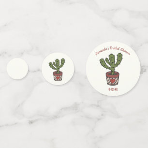 Cactus Theme Bridal Shower Personalized  Confetti