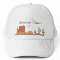 Cactus Themed Desert Bachelorette  Trucker Hat