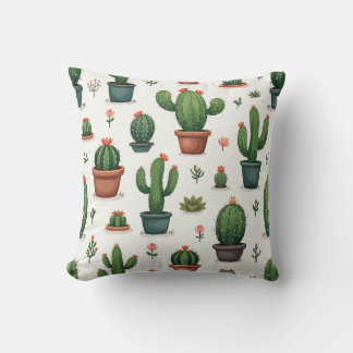 Cactus Throw Pillow