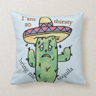 cactus throw pillow