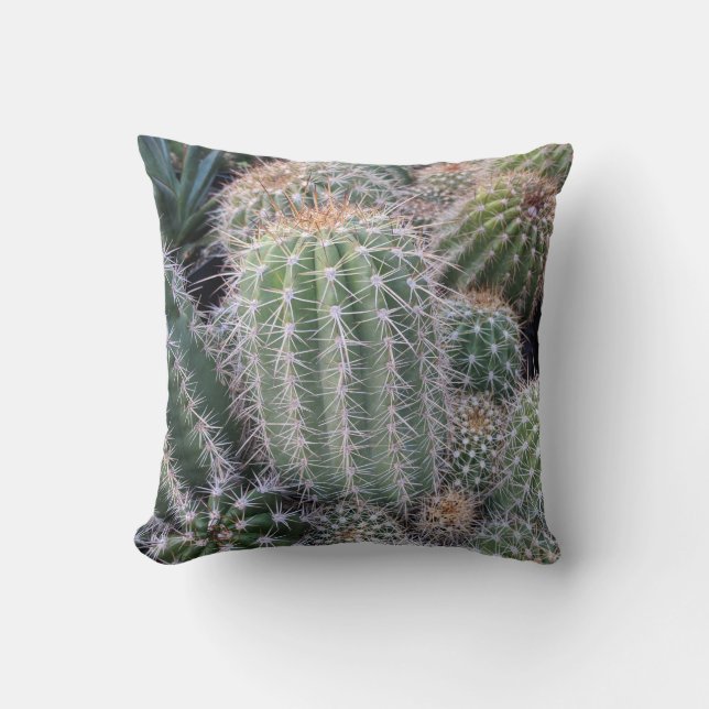 Cactus Throw Pillow (Front)