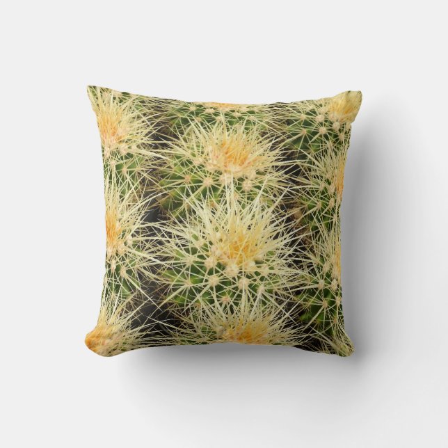 Cactus throw pillow by Debra Lee Baldwin (Front)