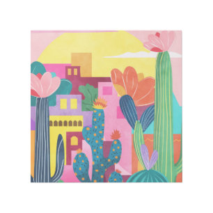 Cactus Town Gallery Wrap