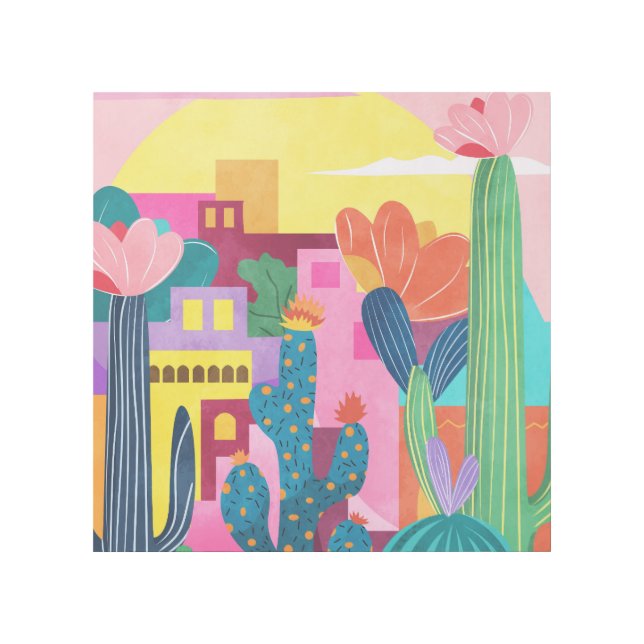 Cactus Town Gallery Wrap (Front)