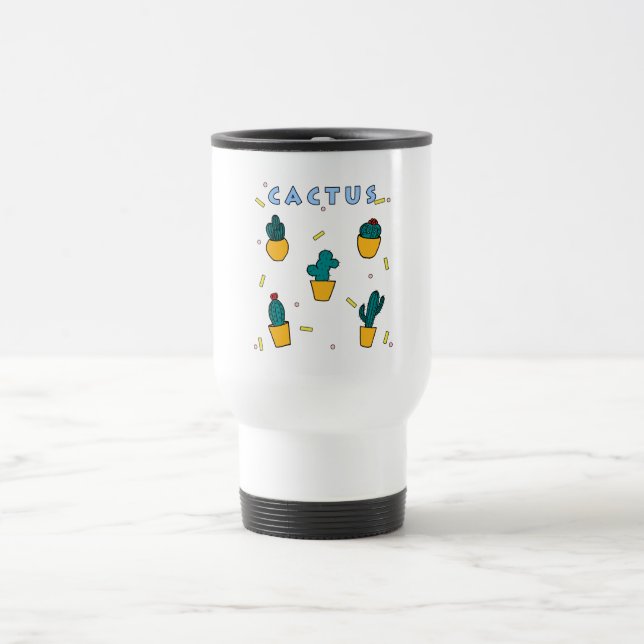 Cactus Travel Mug (Center)