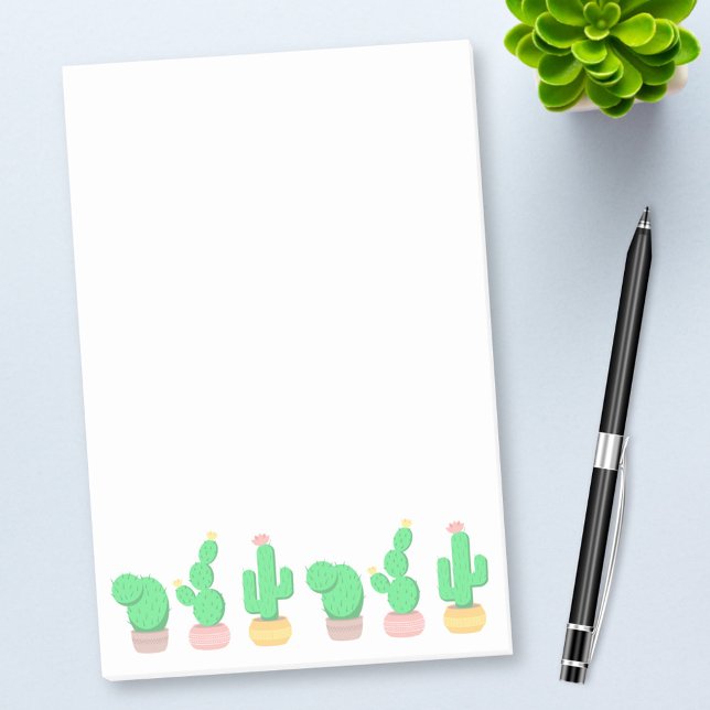 Cactus Trio Desert Modern Boho Post-it Notes (Creator Uploaded)
