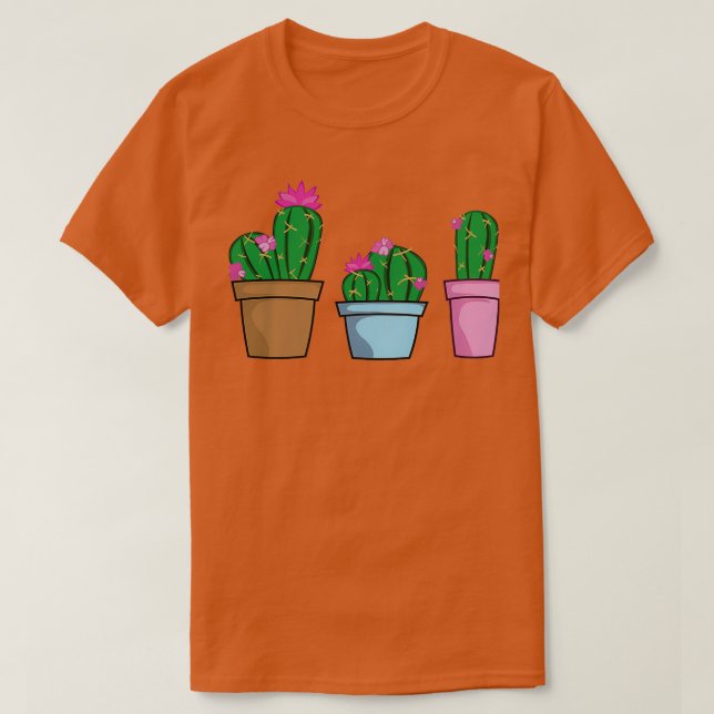 Cactus trio T-Shirt (Design Front)
