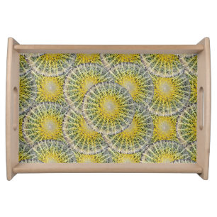 Cactus Tropical Botanical Plant Photo Serving Tray