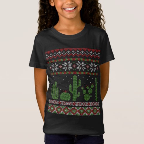 Cactus Ugly Christmas Sweater Southwest Cacti Succ