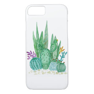 Cactus, watercolor iPhone 8/7 case