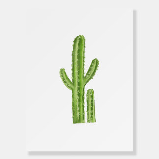 Cactus Watercolor Foam Board